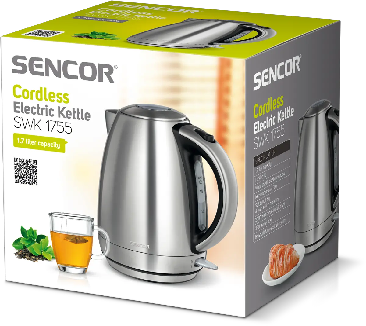 Electric Kettle Swk 1755 Sencor Png