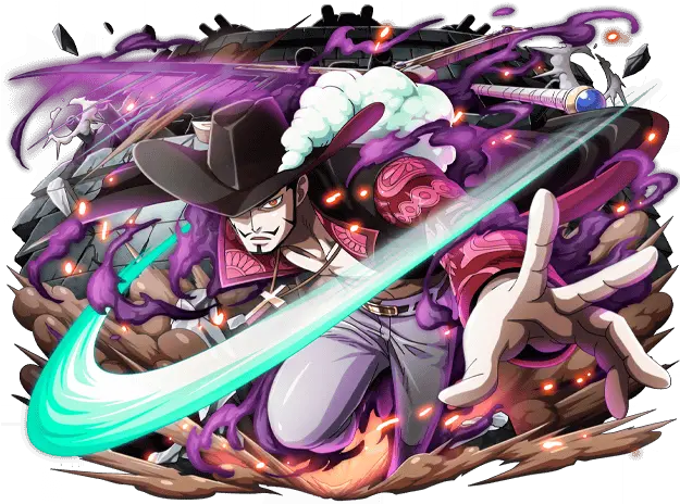 Download Mihawk Purple Treasure Dracule One Cruise Piece Hq One Piece Mihawk Death Png One Piece Png