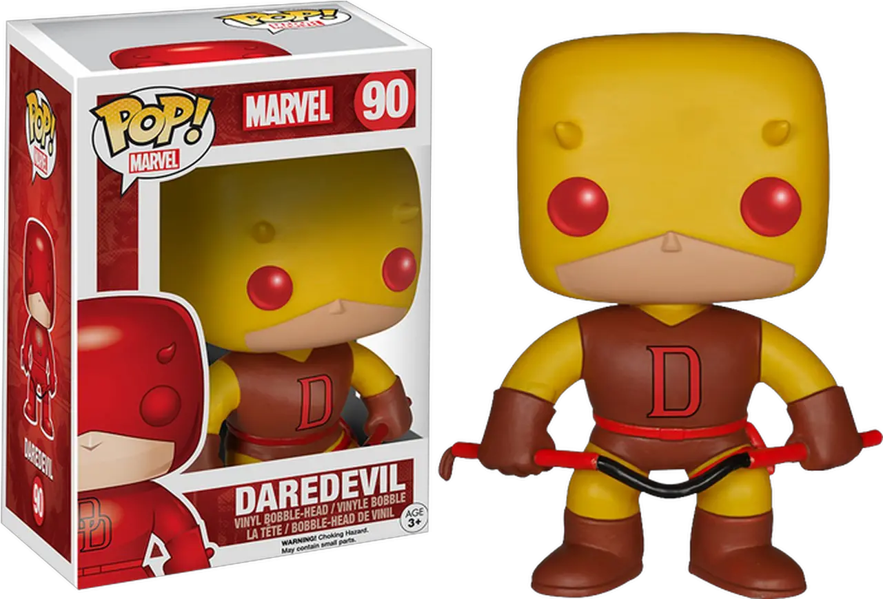 Daredevil Yellow Daredevil Pop Marvel Vinyl Figure Daredevil Comic Funko Pop Png Daredevil Png