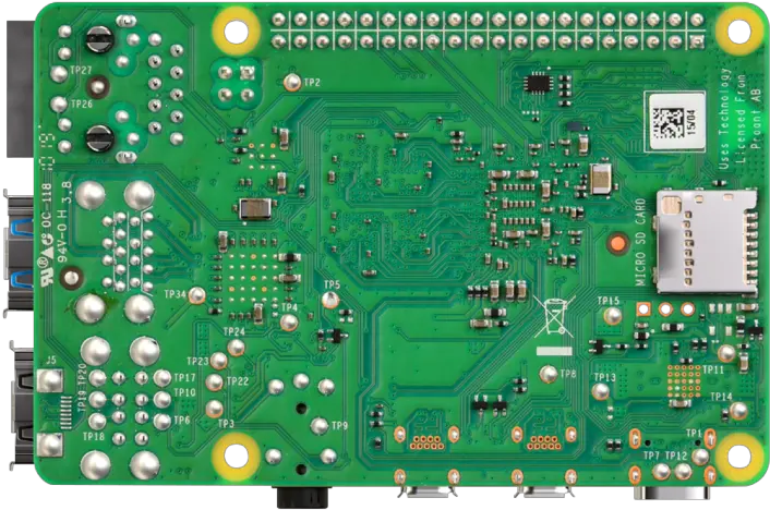 Raspberrypi4 4gb 4 Model B By Raspberry Pi Foundation Raspberry Pi 3 Bottom Png Raspberry Pi Png