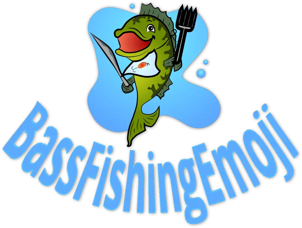 Download Hd Bass Fishing Emoji Bass Fishing Menu Art Clips Cartoon Png Bass Fish Png