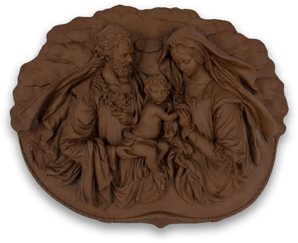 Download Resin Plaque Of The Holy Family Commemorative Carving Png Plaque Png