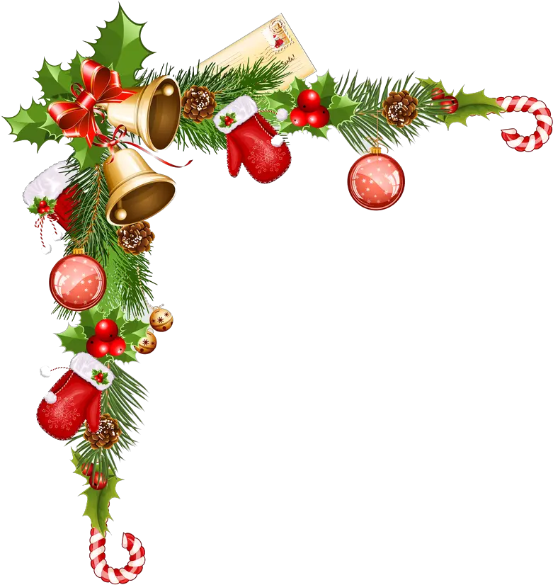 Christmas Boarder 902731 Png Images Pngio Transparent Christmas Corner Border Boarder Png