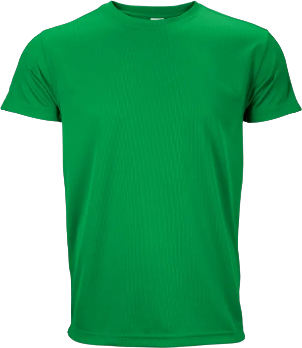 Clique Running Tee Kids Blank Green Shirt Mockup Png T shirt Template Png