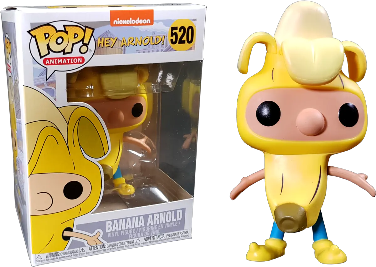Hey Arnold Arnold Banana Us Exclusive Pop Vinyl Fortnite Funko Pop Wave 3 Png Hey Arnold Png