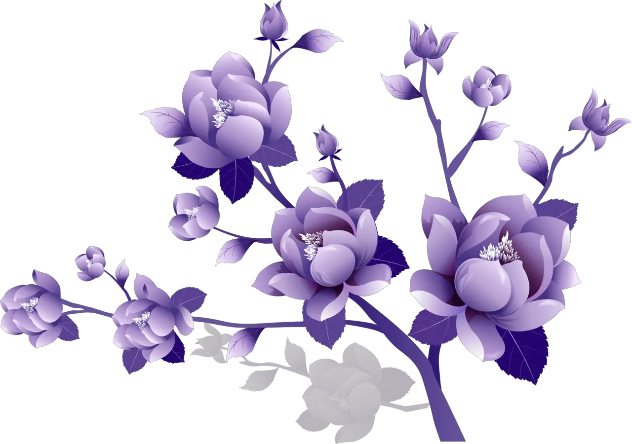 Lavender Clipart Clear Background Transparent Background Purple Flowers Png Flower Clipart Transparent Background