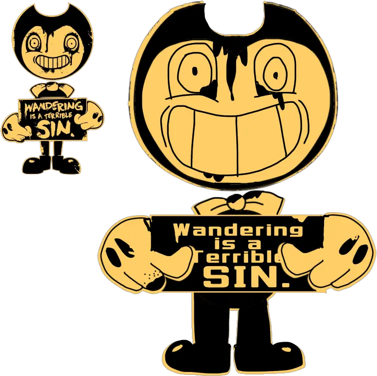 New Posts In Fanart Bendy And The Ink Machine Community Happy Png Bendy Icon