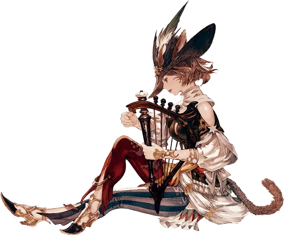Final Fantasy Character Art Png Image Final Fantasy Xiv Bard Bard Png
