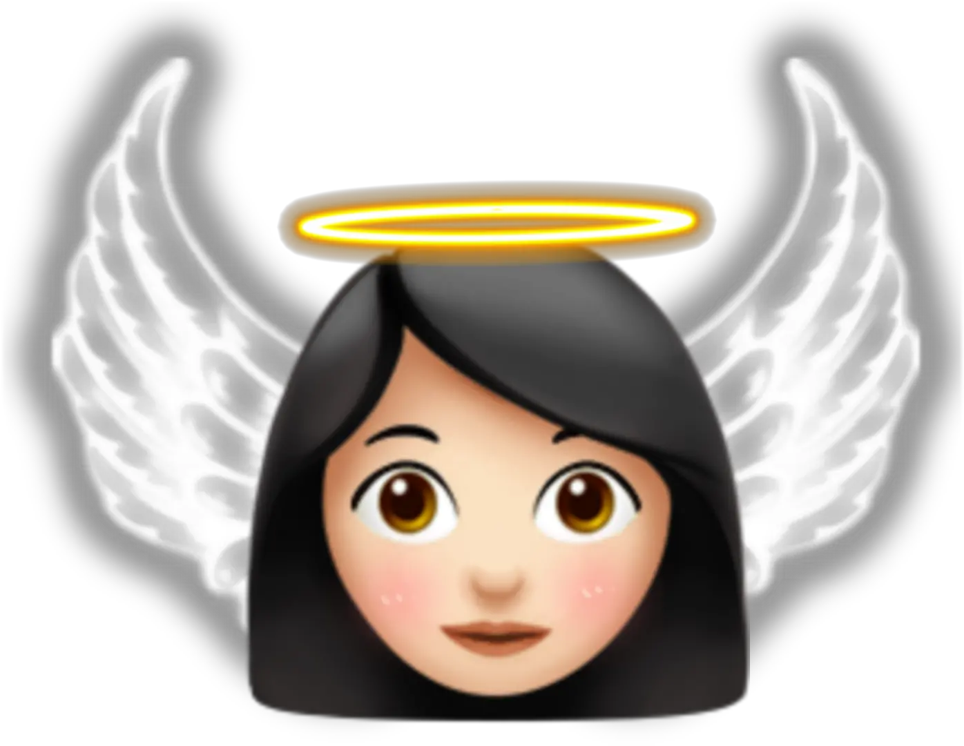 Emoji Aesthetic Soft Pastel Cute Kawaii Angel Angelic Angel Wings Transparent Emoji Png Angel Emoji Png