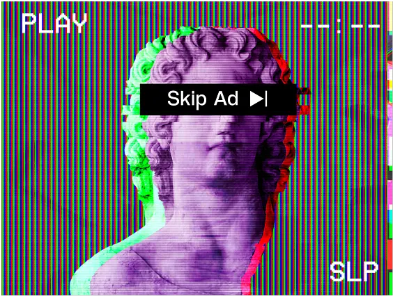 Aesthetic Vaporwave Statue Skip Ad Online Advertising Meme Graphic Fleece Blanket Skip Ad Aesthetic Png Vaporwave Statue Png