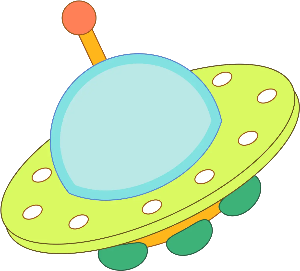 Download Hd Spaceship Clipart Outer Space Circle Circle Png Spaceship Clipart Png