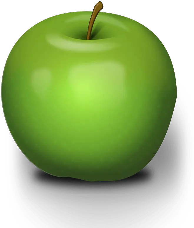 Realistic Green Apple Clipart Green Apple Drawing Png Apple Clipart Png
