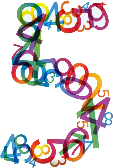5 Number Png Transparent Images All Colorful Numbers Number 5 Png