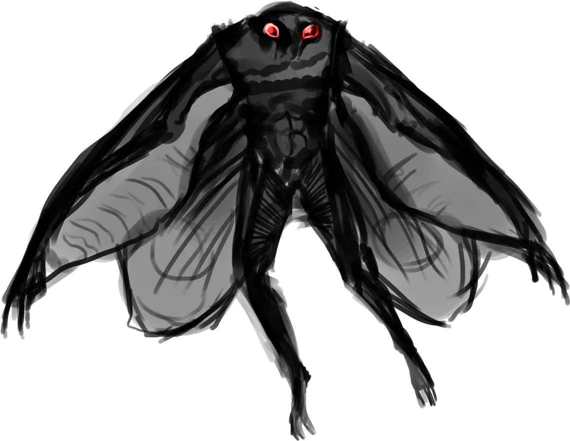 Mothman Png 1 Image Mothman Drawing Mothman Png
