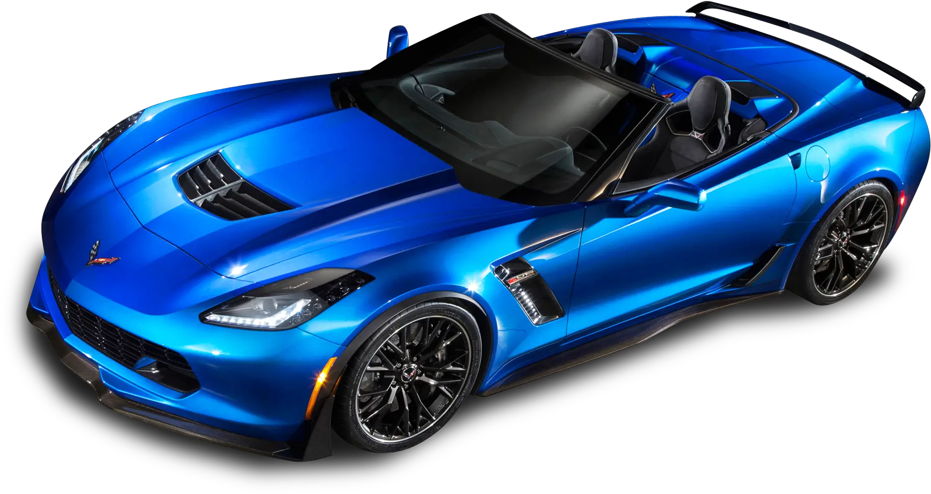 Blue Chevrolet Corvette Z06 Top View 2019 Arctic White Convertible Zo6 Corvette Png Top Of Car Png