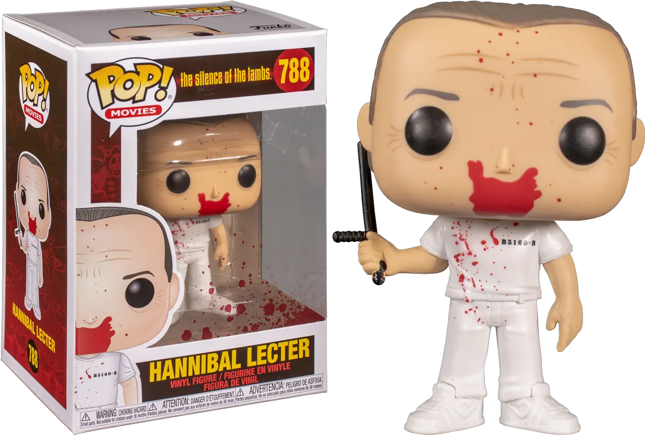 Silence Of The Lambs Hannibal Lecter Pop Figure Png Cartoon Blood Splatter Png