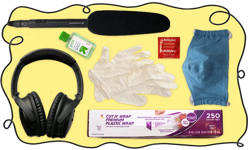 Covid Headphones Png Plastic Wrap Png