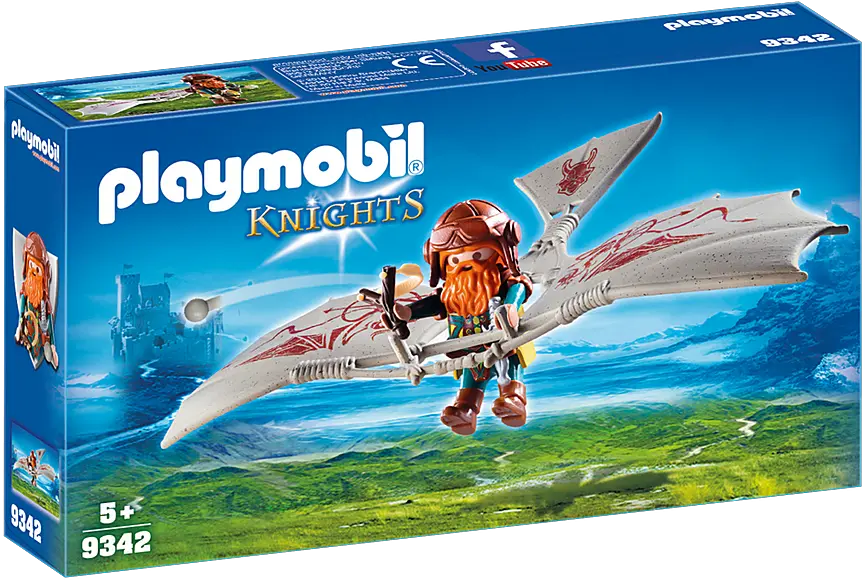9342 Dwarf Flyer Raff And Friends Playmobil Knights 9342 Png Dwarf Fortress Icon