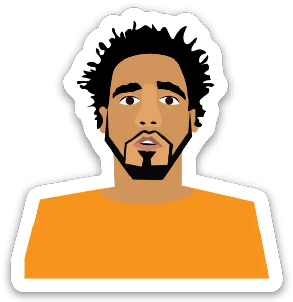 J Cole Clipart Full Size Clipart 2549021 Pinclipart Cartoon J Cole Png Drake Face Png