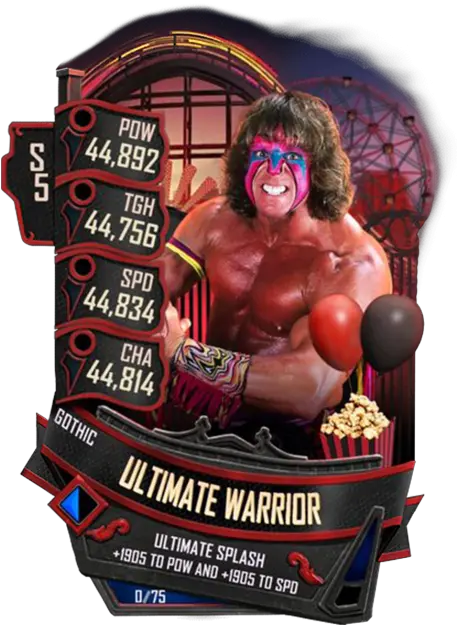 Ultimate Warrior Wwe Supercard Season 1 Debut Wwe Wwe Supercard Royal Rumble Alexa Bliss Png Ultimate Warrior Png