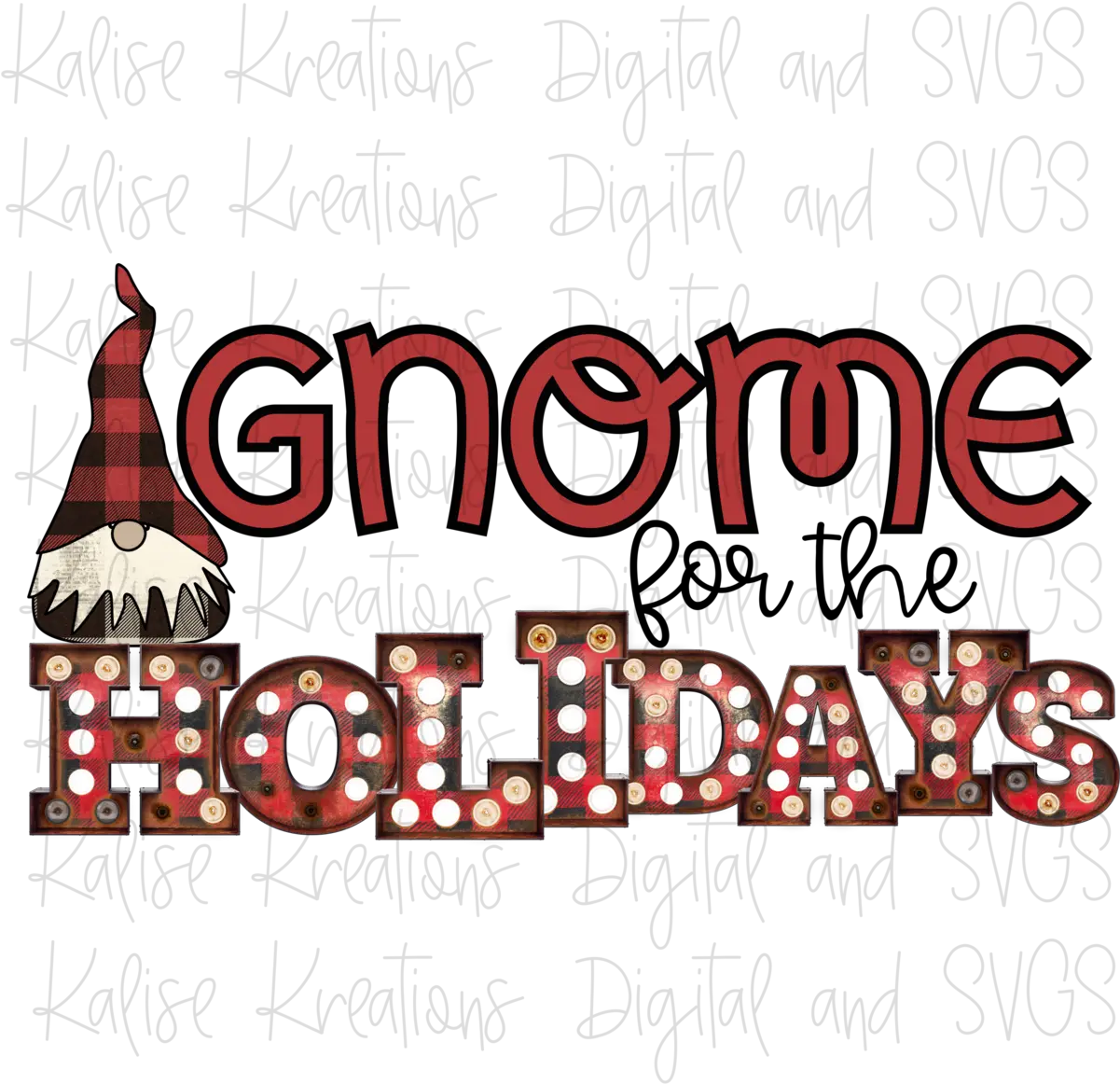 Gnome For The Holidays Png Printable Htv Prints Digital Poster Holidays Png