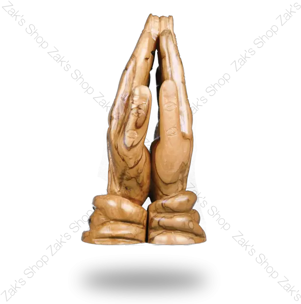 Praying Hands Olive Wood 6 Inch Made In Bethlehem Praying Hands Png Sculpture Praying Hands Transparent