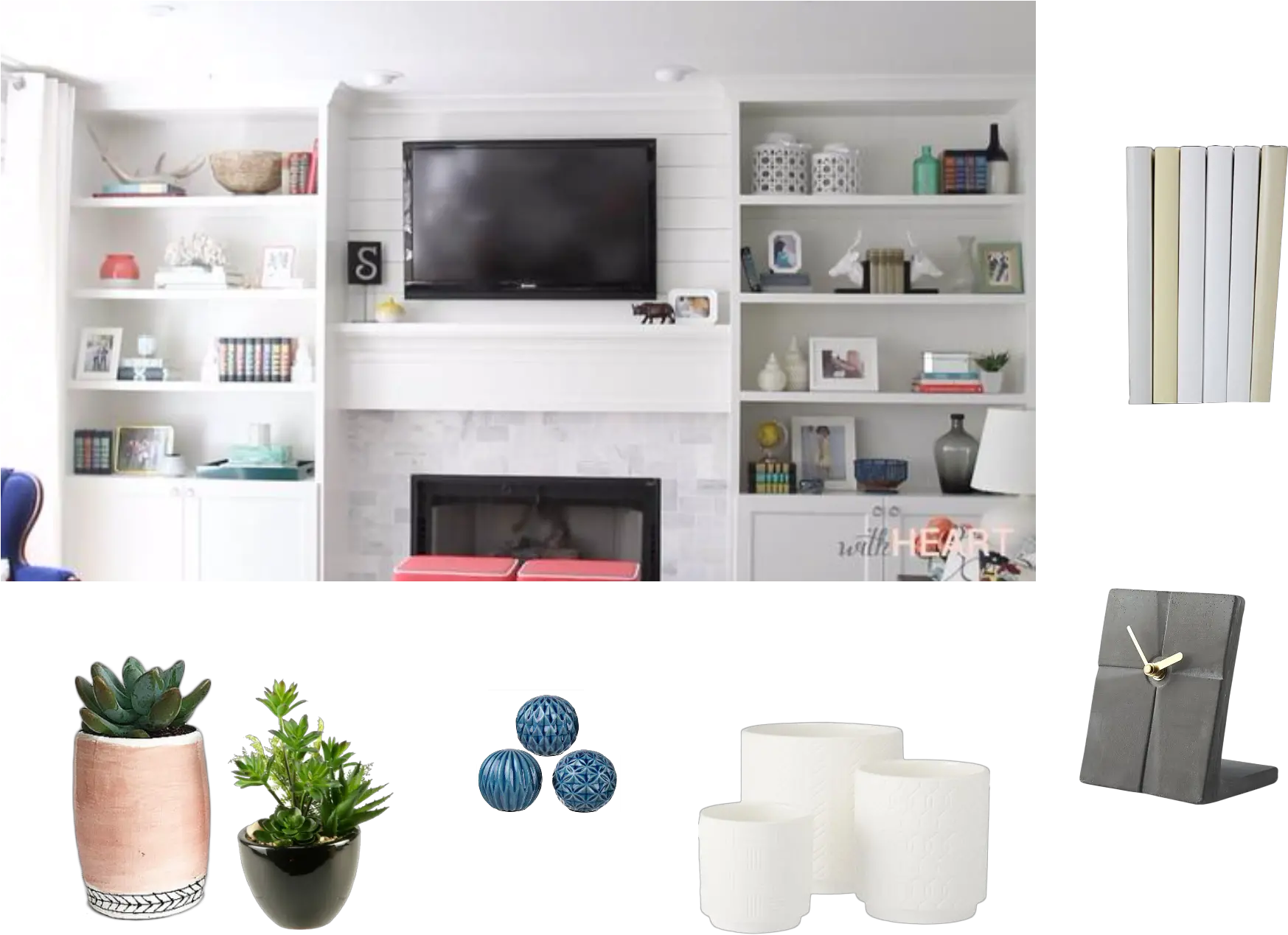 Bookshelf Accessories Decorist Living Room Png Bookshelf Png