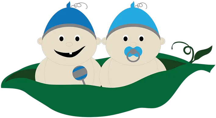 Twins Two Peas In A Pod Pea Clip Art Png Twins Png