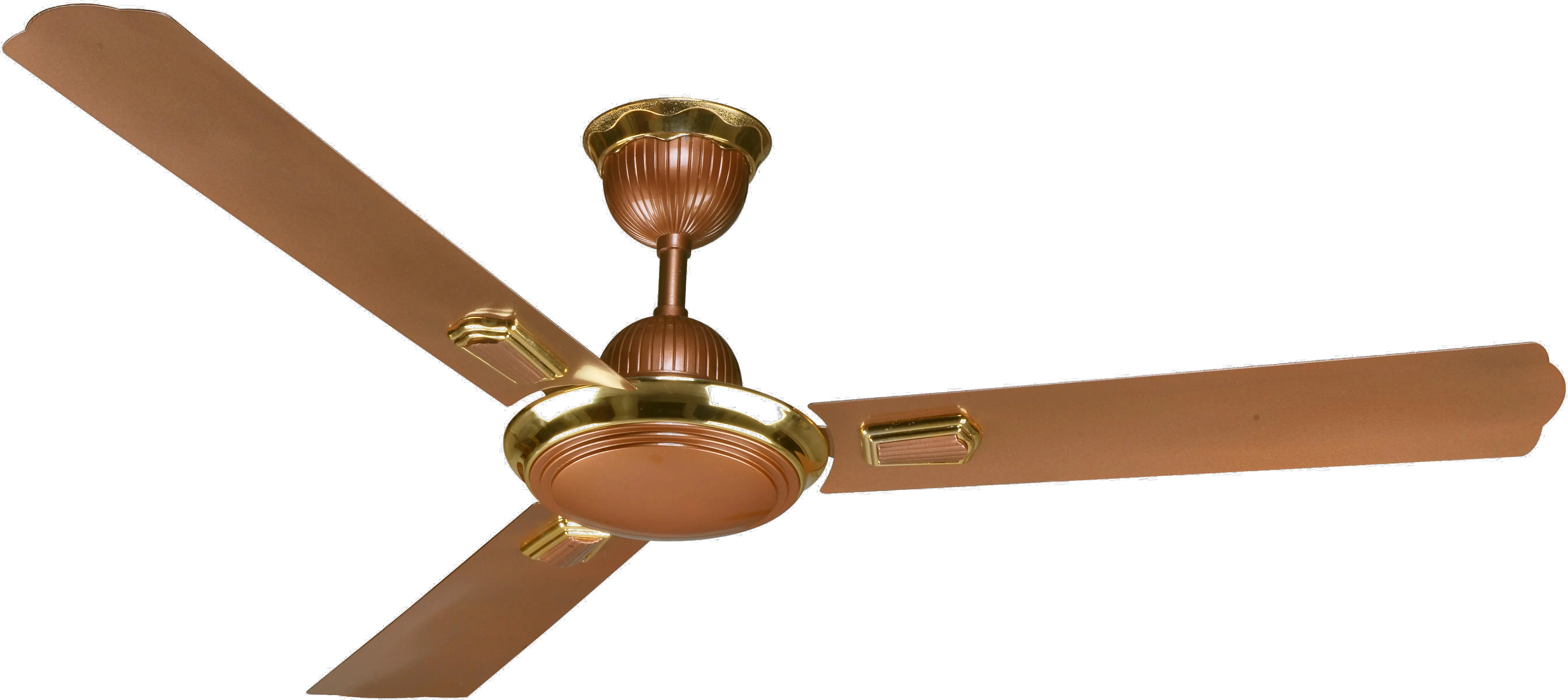 Electrical Ceiling Fan Png Hd Ceiling Fan Golden Colour Electrical Png
