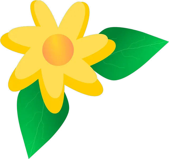 Flower Yellow Clipart Çiçek Clipart Png Green And Yellow Flower Logo