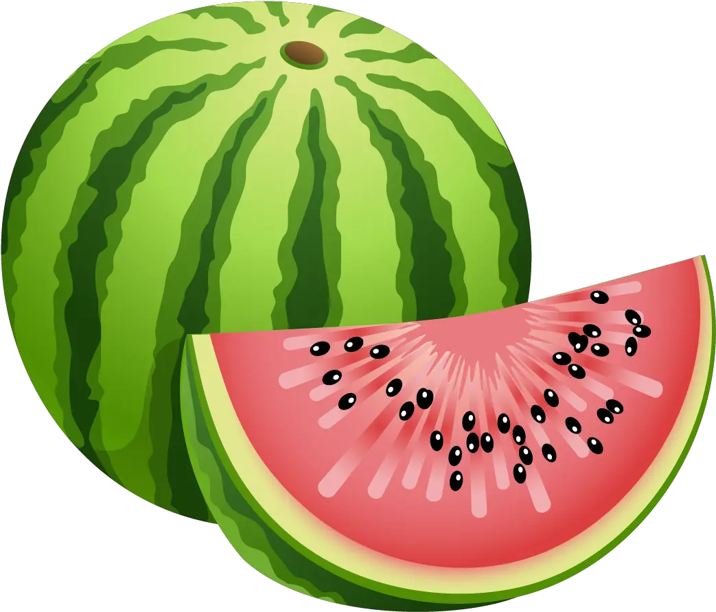 Library Of Melons Vector Transparent Stock Png Files Clipart Image Of Watermelon Cantaloupe Png