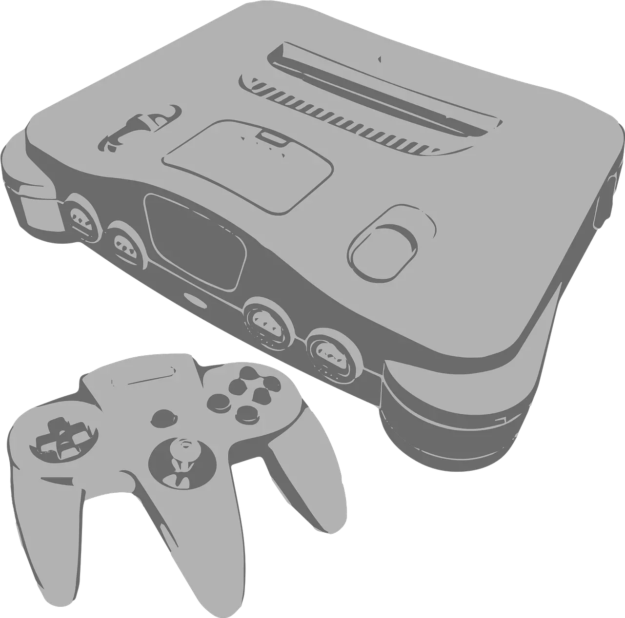 Nintendo 64 Console Nintendo 64 Console Vector Png Nintendo 64 Png