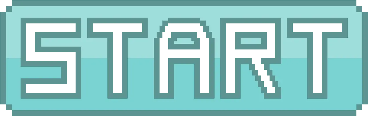 Transparent Start Button Png Pixel Game Start Button png