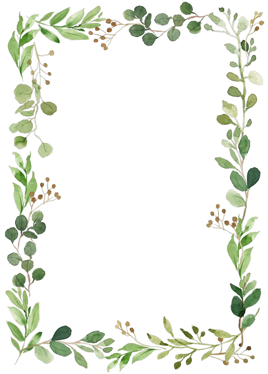 Transparent Leaf Border Transparent Background Foliage Border png