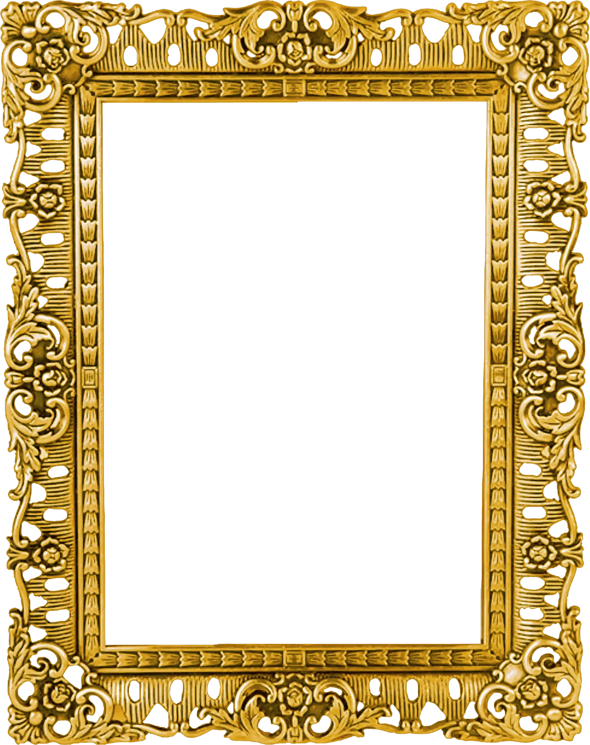 Ornate Picture Frame Png Transparent Gold Picture Frames png