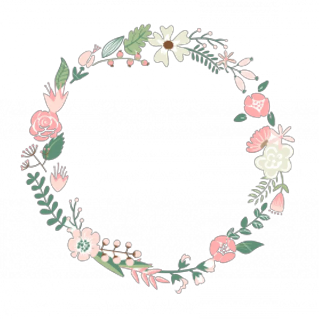 Transparent Circle Border Png Flower Circle Outline Png png