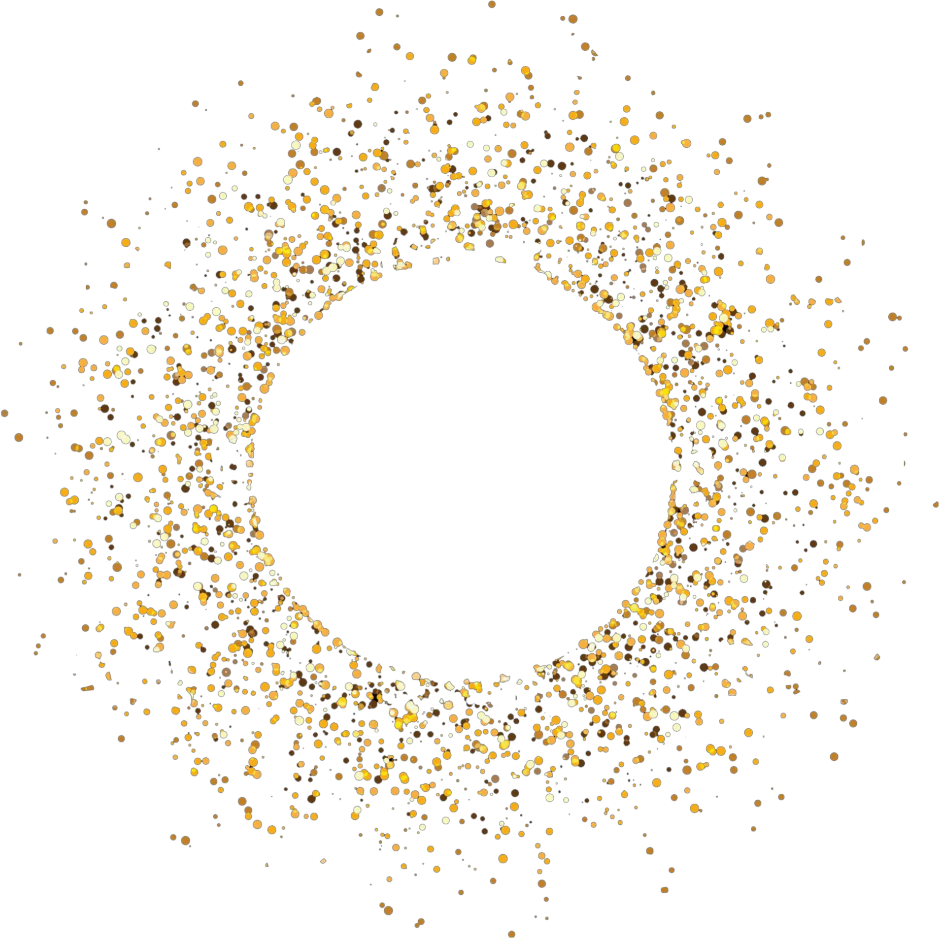 Gold Glitter Circle Png Page Glitter Golden Circle Png png