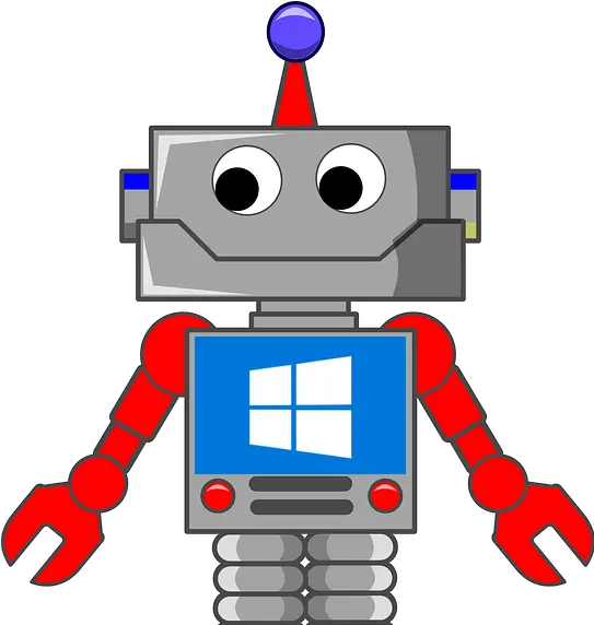 Use The Windows 10 Task Scheduler To Automate Almost Anything Robot Talking Png Put Battery Icon On Taskbar Windows 10