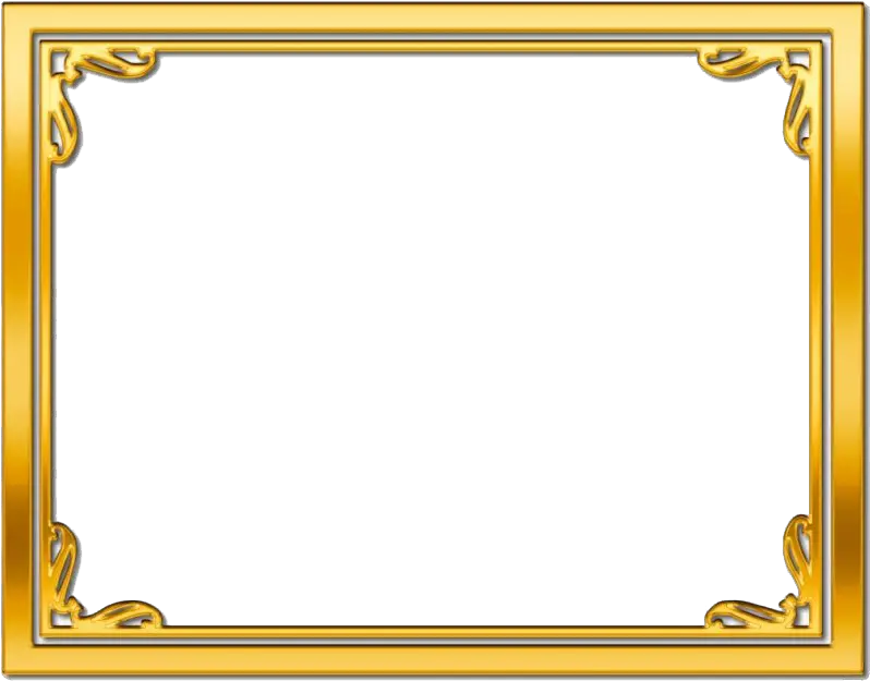 Gold Frame Png Picture Golden Frame Png png
