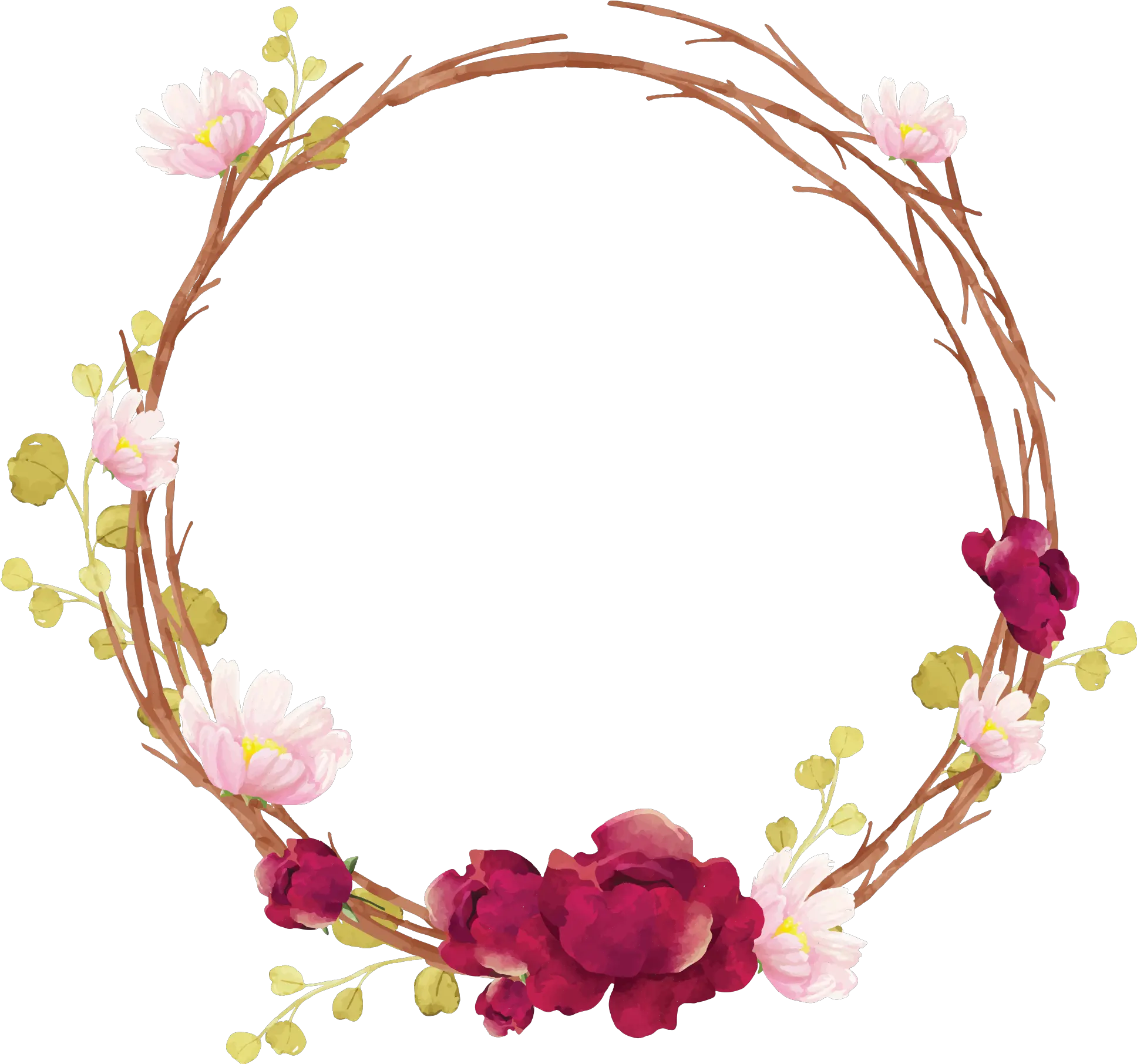 Flowers Border Png Transparent Flower Border Design png