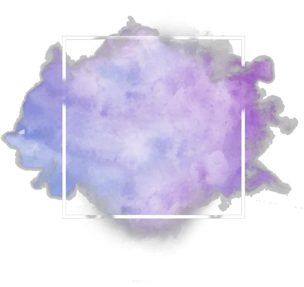 ftestickers background frame smoke coloredsmoke Watercolor Frame Border Png png