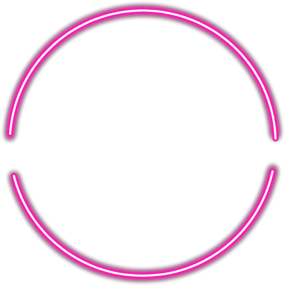 neon round pink freetoedit circle frame border Circle png