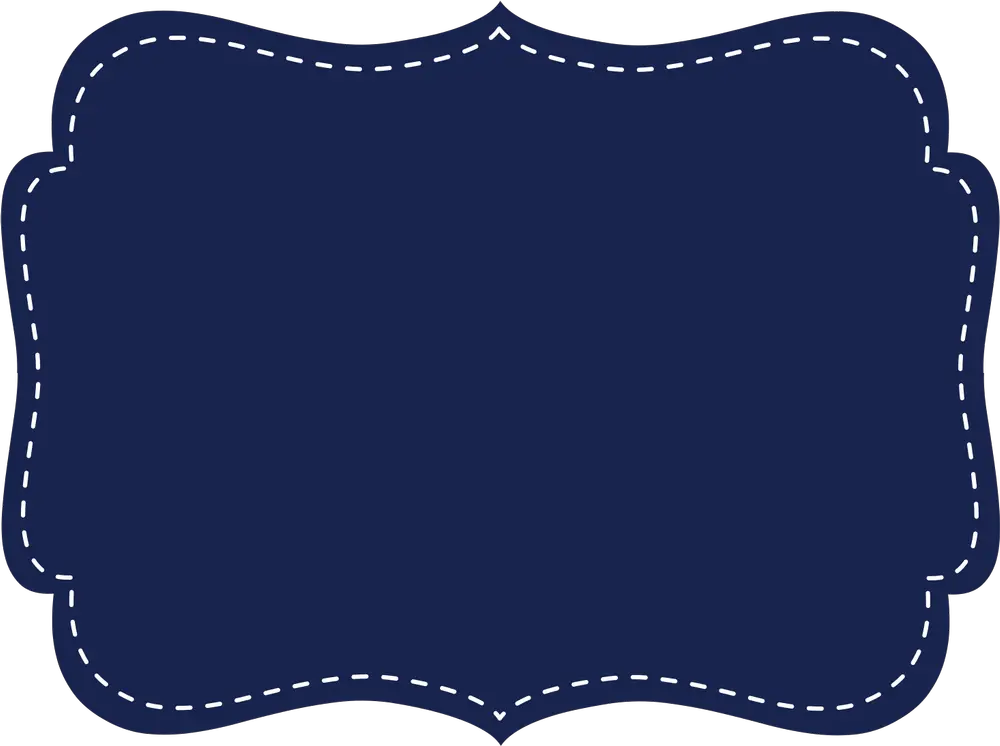 Navy Clipart Frame Clipart Navy Blue Frame png