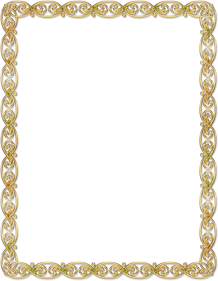 Transparent Certificate Border Png Transparent Background Gold Border Png png