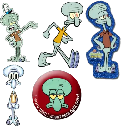 Squidward Pack Psd Free Download Calamardo Vector Png Squidward Icon