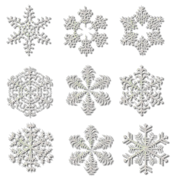 Digital Snowflake Png