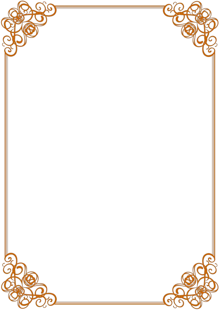 Clipart Borders And Flower Border Black And White Simple Design png