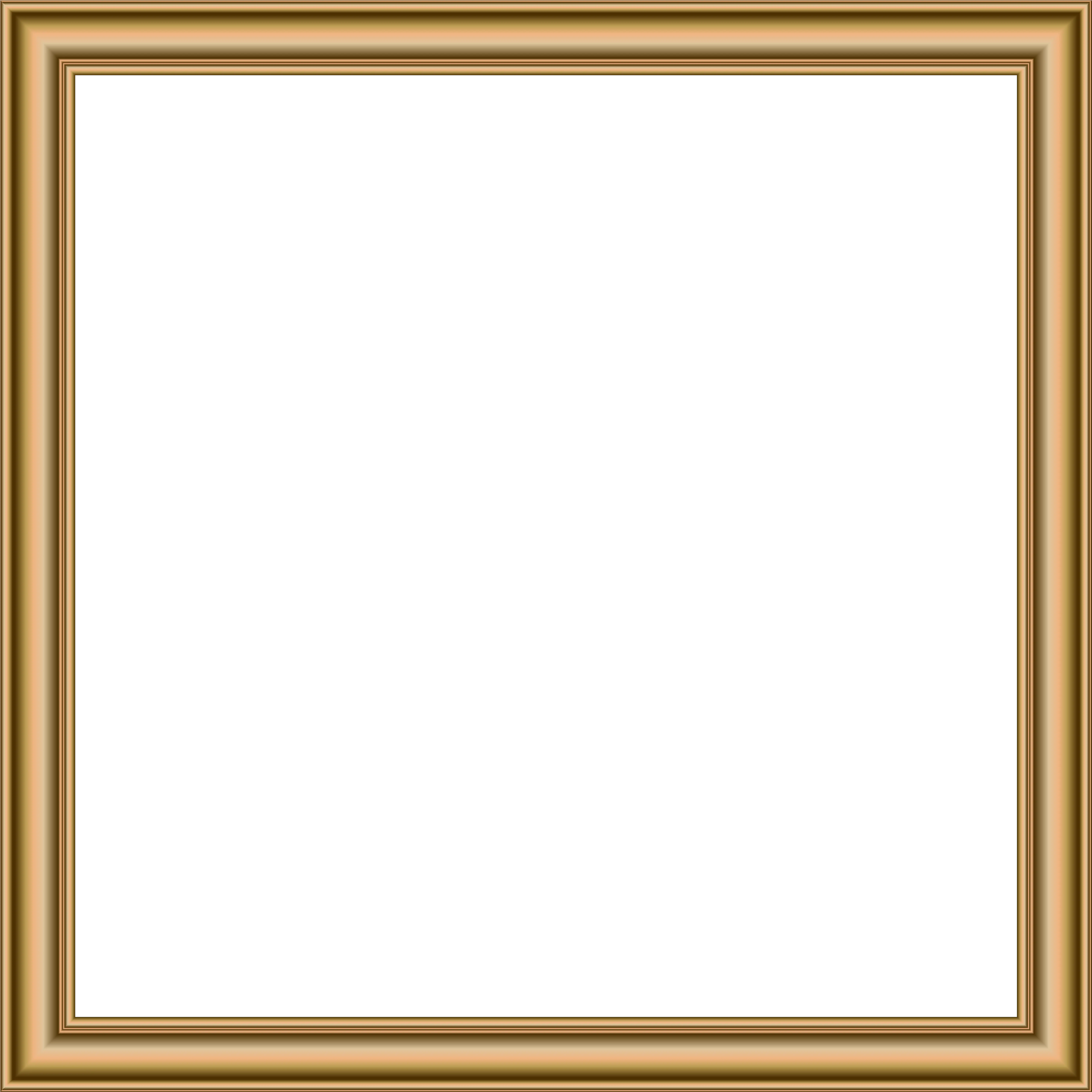 Picture Frame Square Text Area Pattern Gold Rectangular Frame png