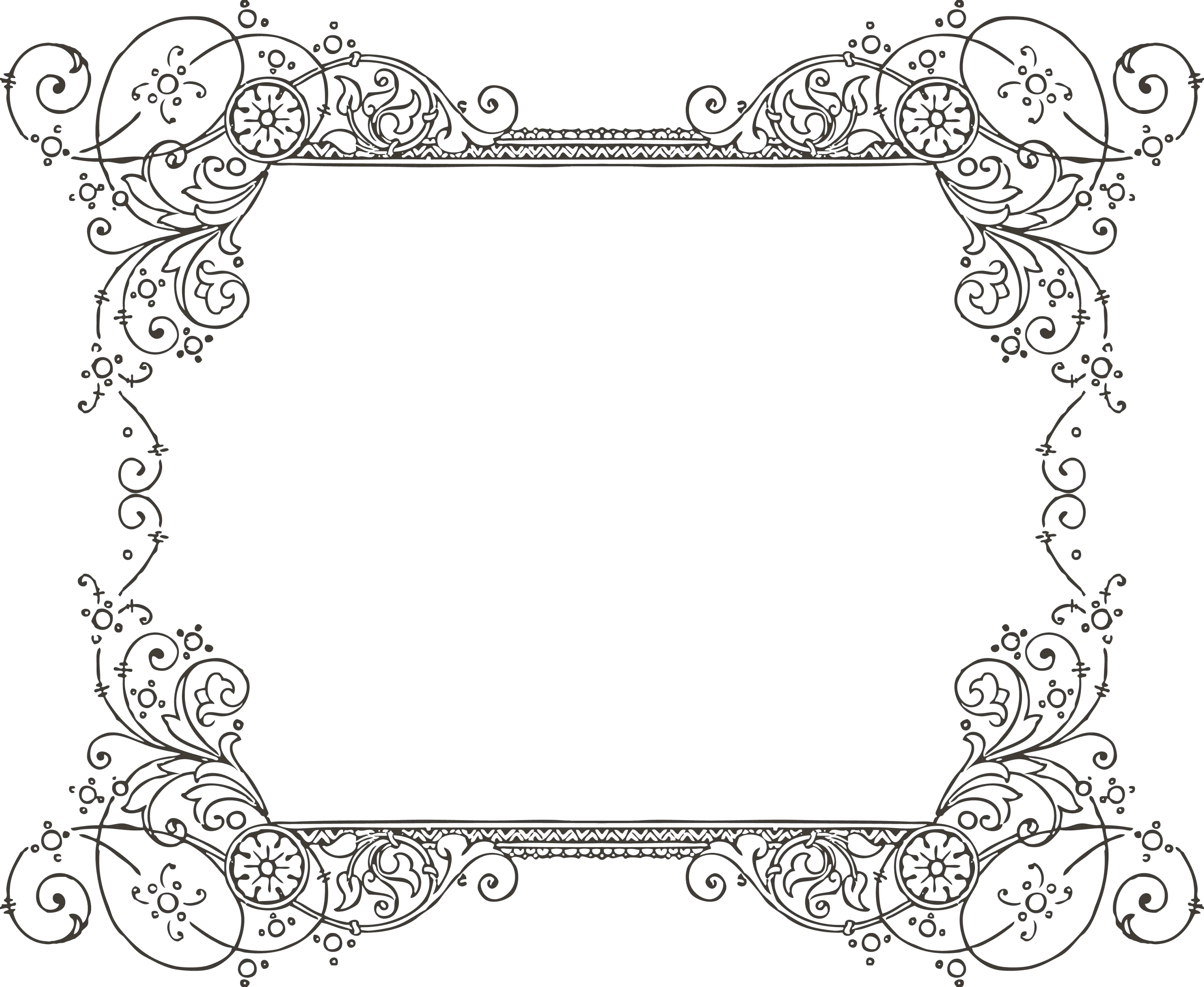 Transparent Vintage Lace Border Png Transparent Background Fancy Border Clip Art png