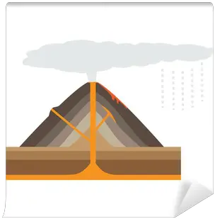 Wall Mural Volcano Isolated Scoria Cones Png Volcano Icon